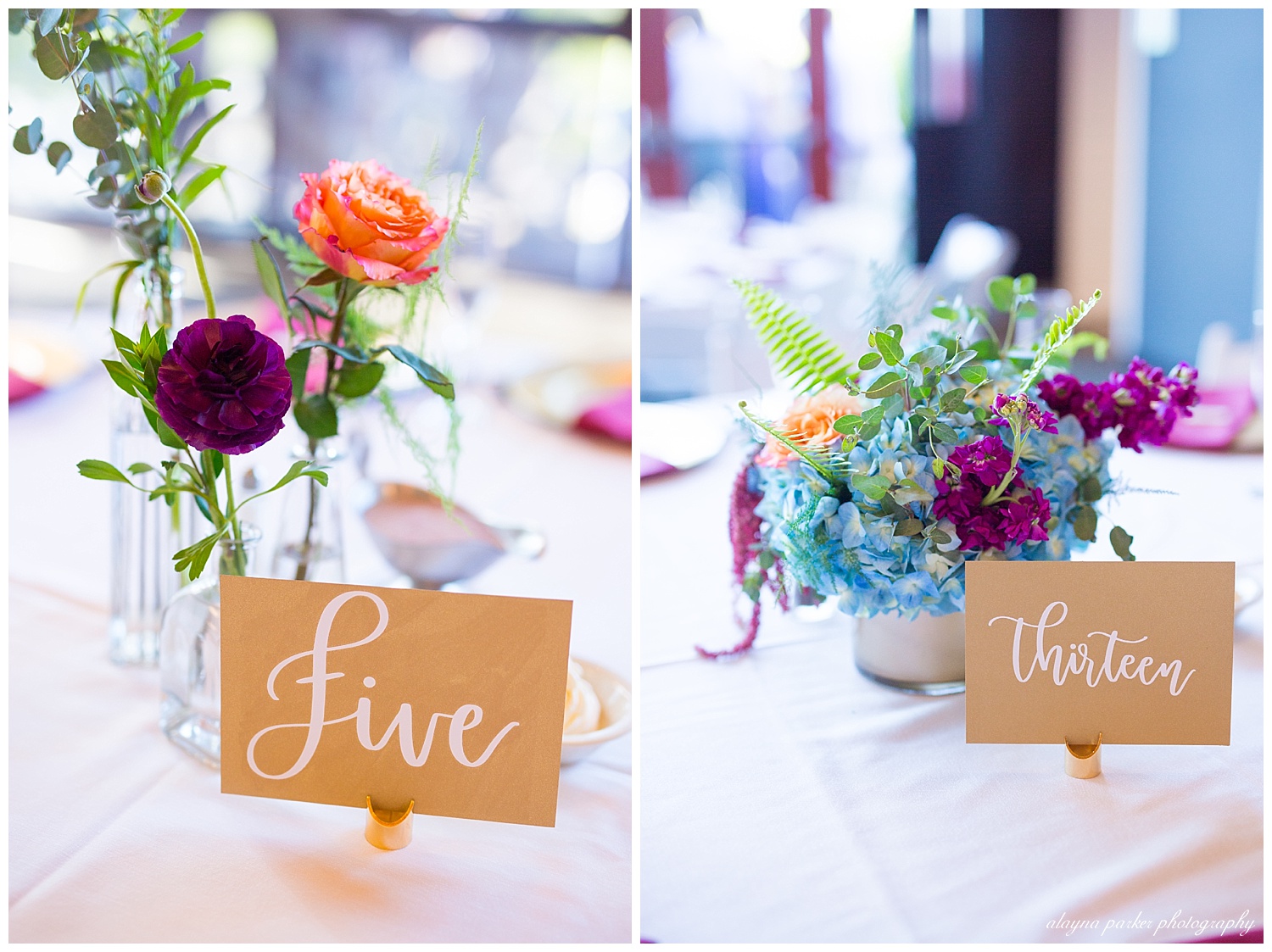 floral centerpieces at grange insurance audubon center