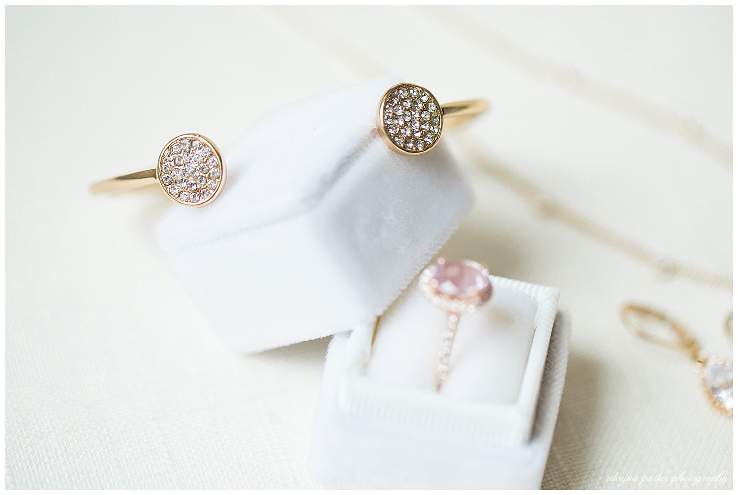 gold bangle with diamond accents