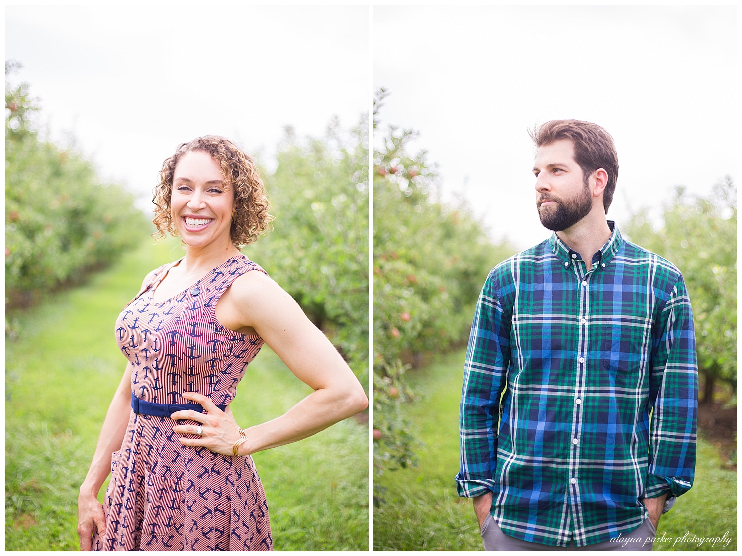 portraits of a man and a woman at lynds fruit farm