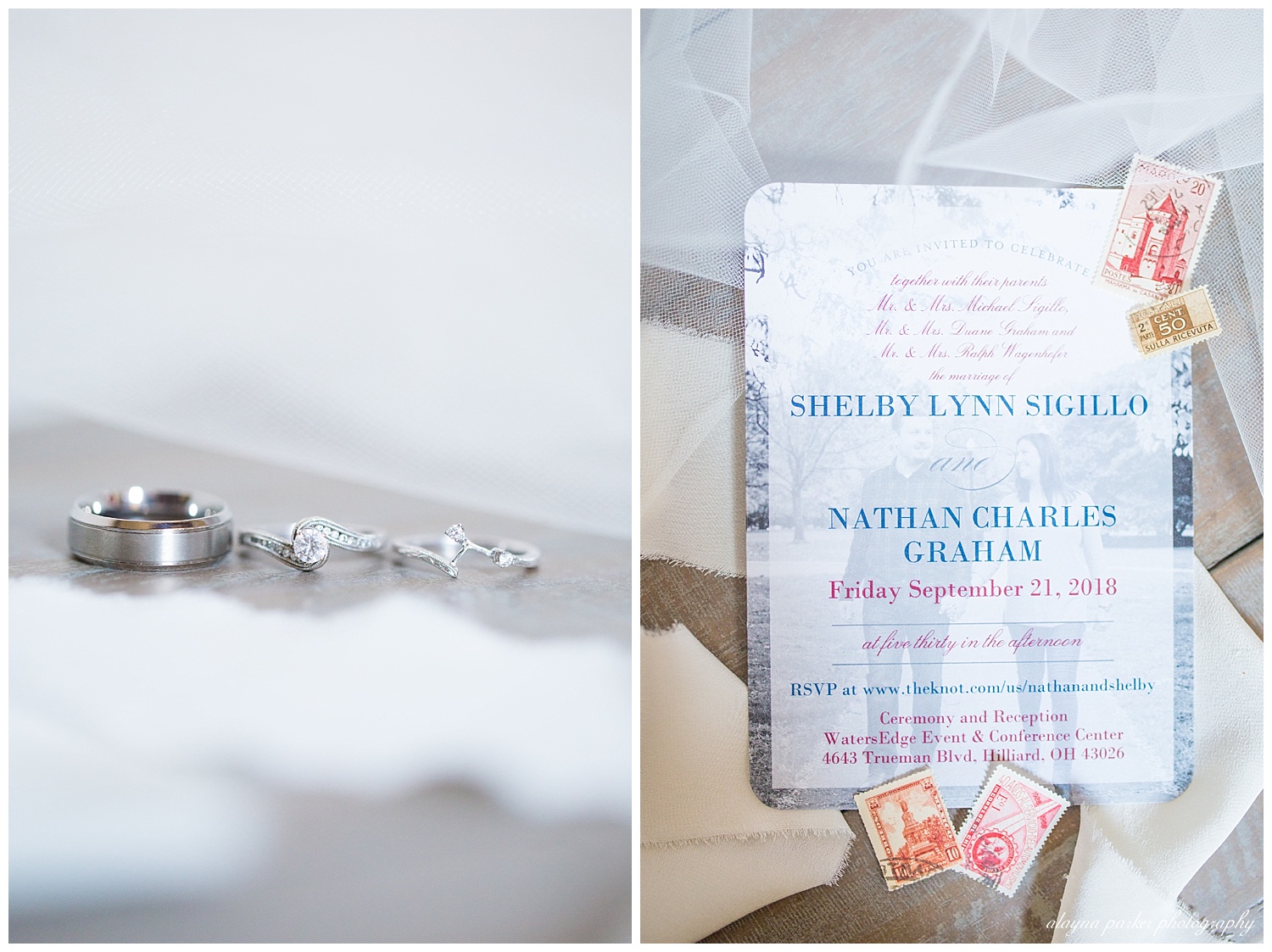 photo wedding invitation