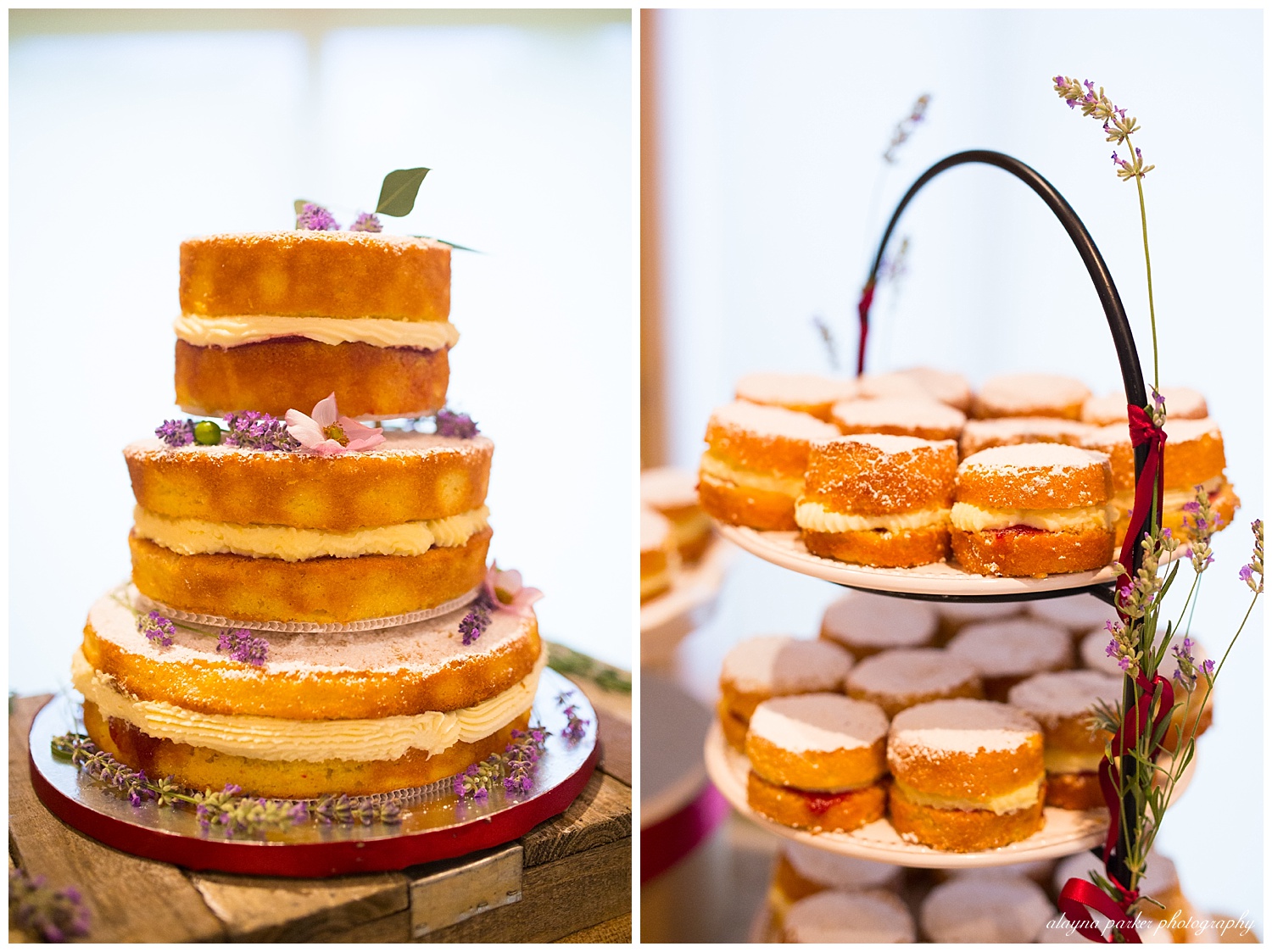3 tier naked cake