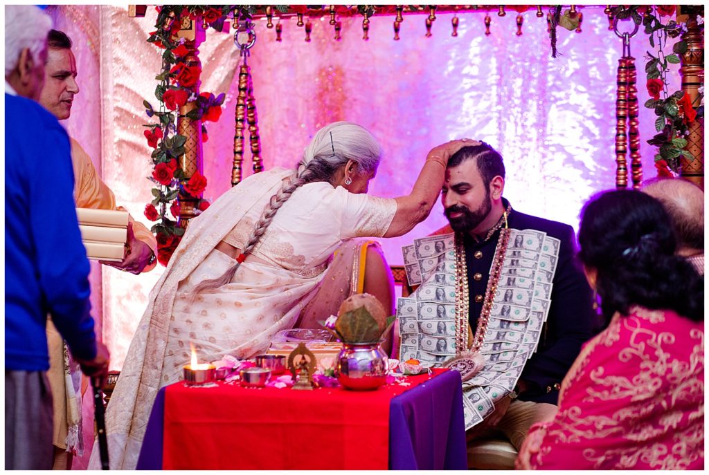 indian engagement ceremony at bertram inn