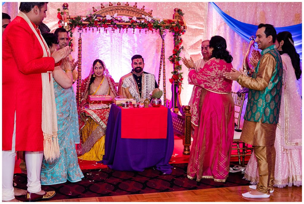 indian engagement ceremony at bertram inn