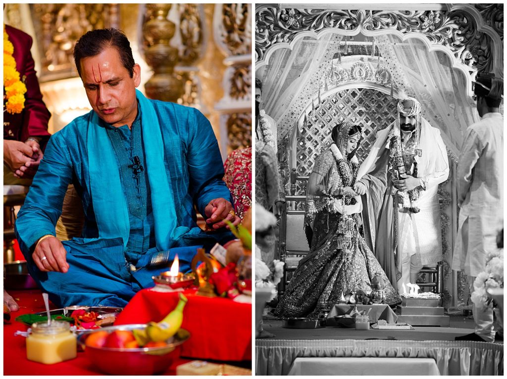 traditional hindu wedding ceremony at bertram inn