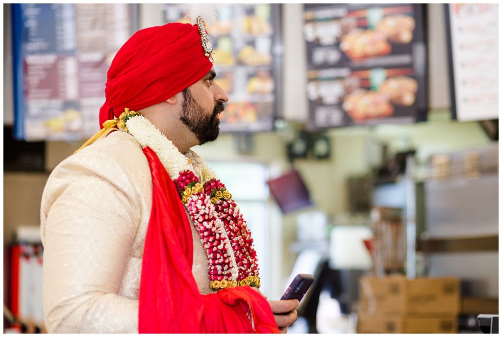 groom ordering taco bell