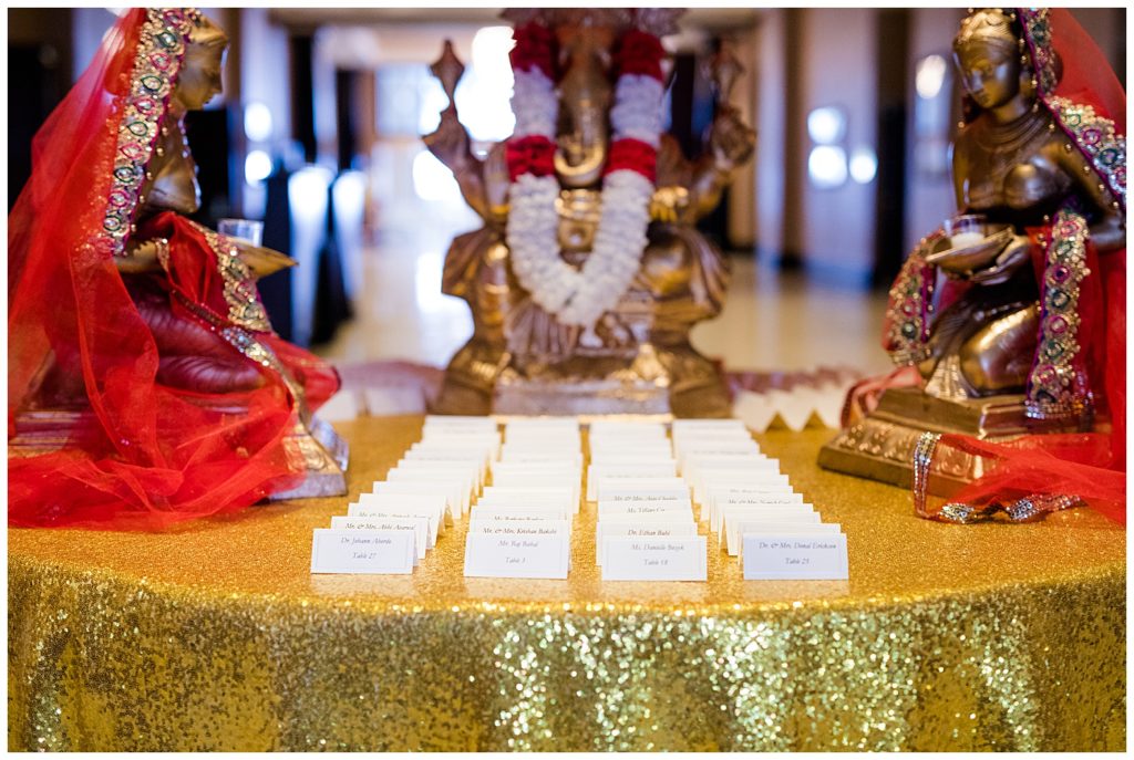 escort cards for indian wedding