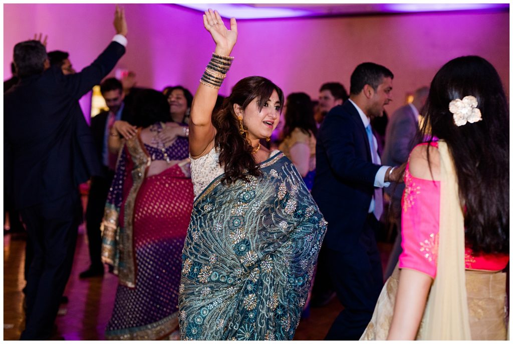 indian guests dancing at bertram inn