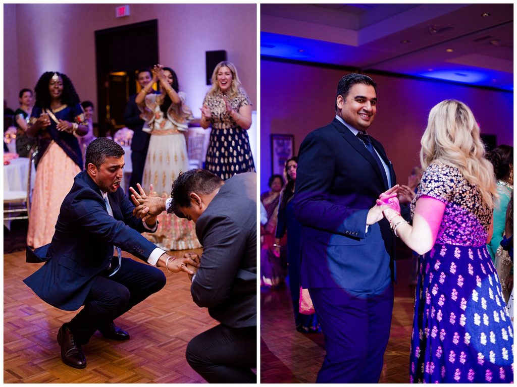 indian guests dancing at bertram inn