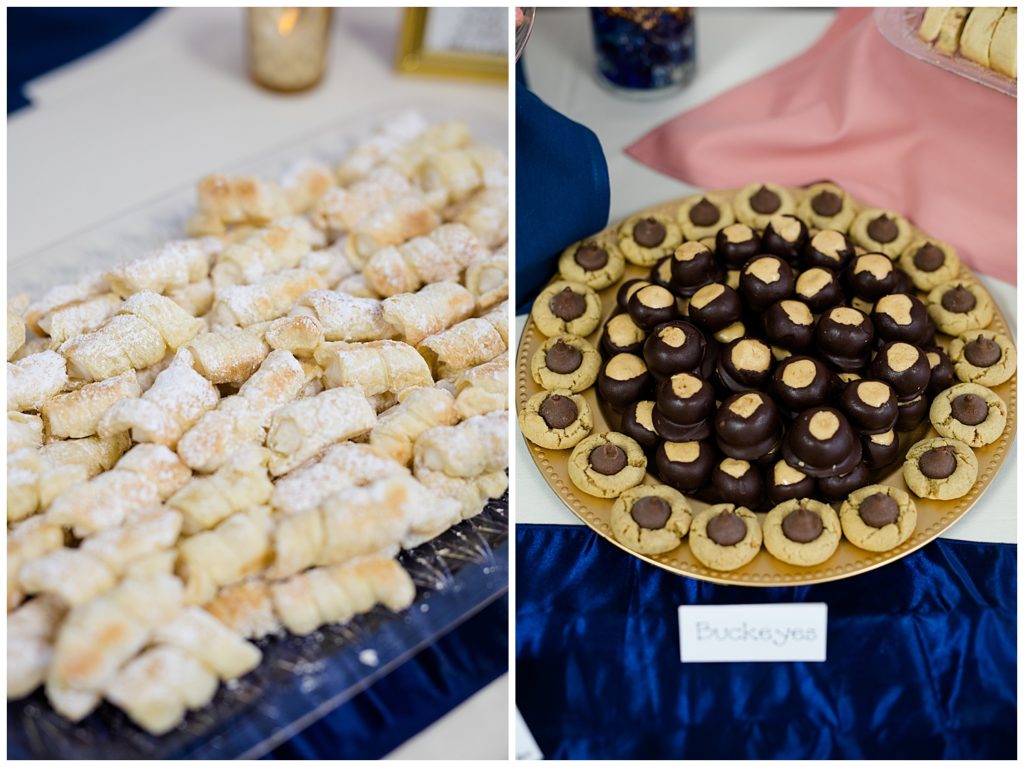 buckeyes on dessert table