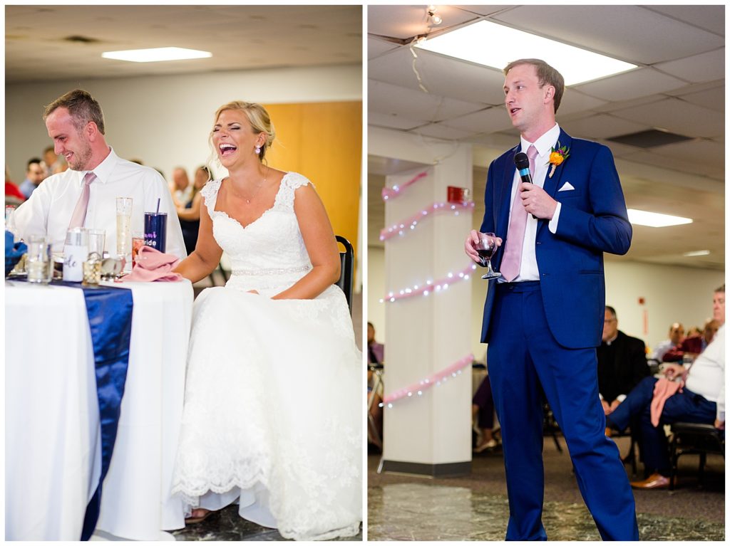 groom's brother giving speech