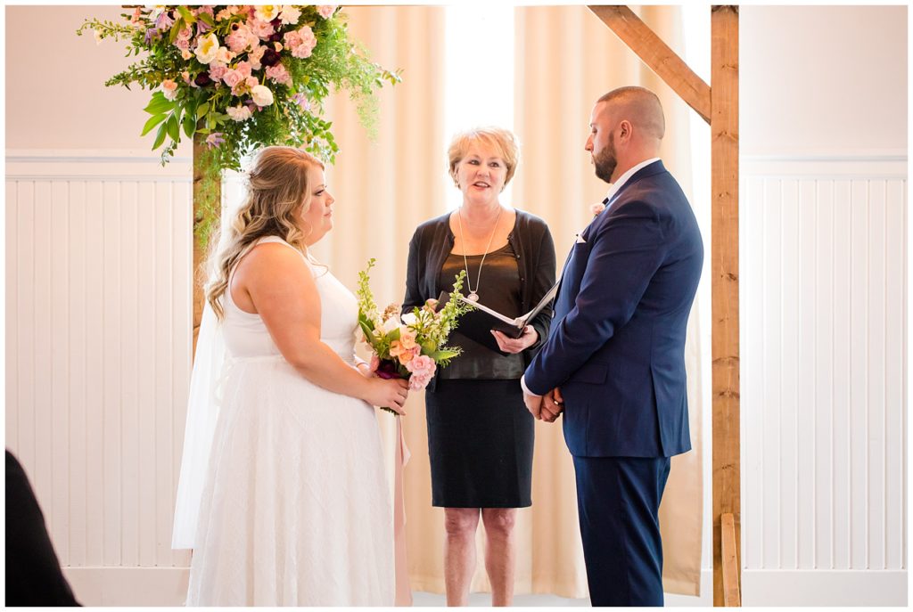 wedding ceremony at the postmark